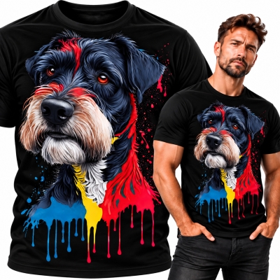 KOSZULKA  SCHNAUZERBLACK